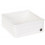 SMALL SQUARE OPEN BASKET WHITE