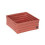 SMALL SQUARE OPEN BASKET RED