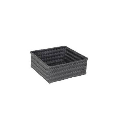 SMALL SQUARE OPEN BASKET DARKGREY
