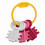SLEUTEL RAMMELAAR ROZE 23
