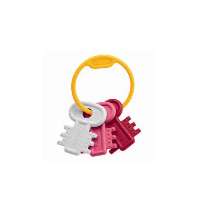 SLEUTEL RAMMELAAR ROZE 23