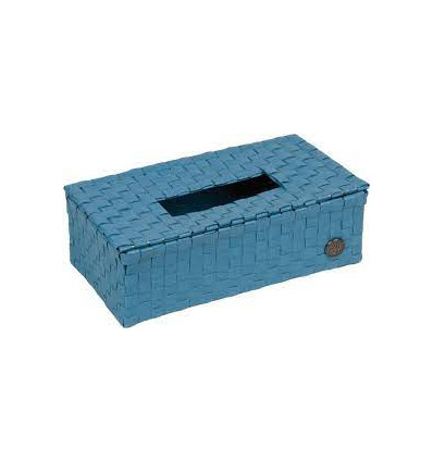 LUZZI TISSUE BOX STONE BLUE 82