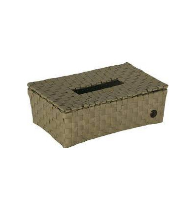 LUZZI TISSUE BOX PALM GREEN 5