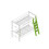 TRAP SCHUIN STAPELBED COMBIFLEX WIT 202