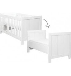 COTBED 70X140 BASIC WOOD WHITE WASH 82