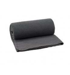 KNITTED BLANKET80X100 UNI DARK GREY 25