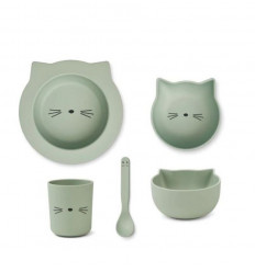 JOANA BABY SET CAT DUSTY MINT 21