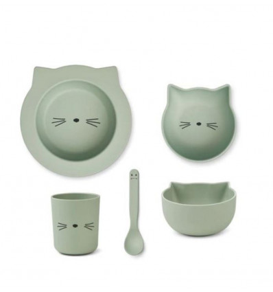 JOANA BABY SET CAT DUSTY MINT 21