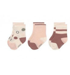 SOCK GOT 3P OFFWH/POW PINK/RUST 15-18 25