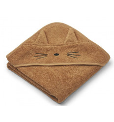 ALBERT HOODED TOWEL CAT/ALMOND 21