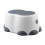 BUMBO STEPSTOOL OPSTAPJE WIT/SLATEGRY 21
