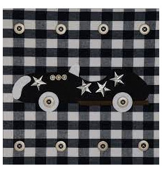 TABLEAU RACECAR GREY STAR 3