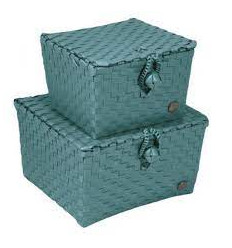 PISA BASKET FLAPTOP PETROL SIZE S 82