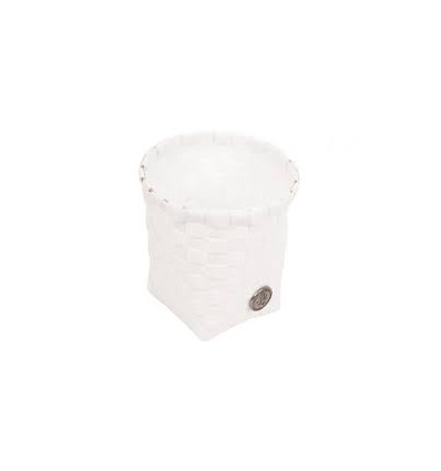CECINA SMALL ROUND BASKET WHITE 82