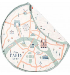 SPEELMAT/ZAK 140CM PARIS MAP 25
