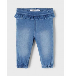 NBFBIBI SWE PANT NOOS MED.BLUE DENIM 62