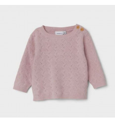 NBFBEFIE LS KNIT VIOLET ICE 68