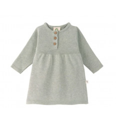 KNIT DRESS GARDEN EXPL.AQU GREY0-2M 231