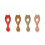 LIVA SILICONE SPOON 4P MULTI MIX 21