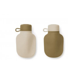 SILVIA SMOOTHIE BOTTLE SANDY KHAKI 2PC