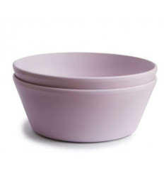 BOWLS ROUND SOFT LILAC 2 PCS 24