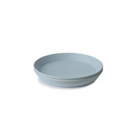 PLATES ROUND POWDER BLUE (2 PCS) 24