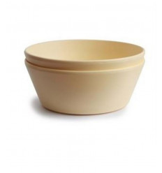 BOWLS ROUND PALE DAFFODIL (2 PCS) 24