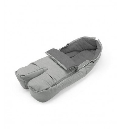 FOOTMUFF GREY MELANGE 201