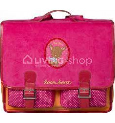 SMALL POUCH GIRLS PINK RIBCORD DEER 3