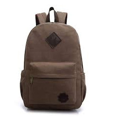 BIG BACKPACK BOYS VINTAGE CANVAS BROWN 3