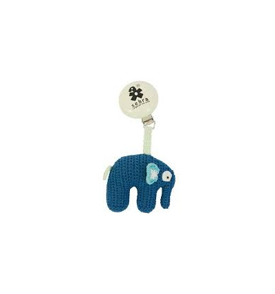 CROCHET CLIP-ON PRAM TOY PETROL 62