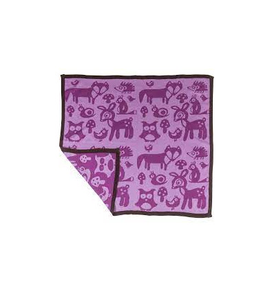 KNITTED BABY BLANKET FOREST GIRL 62