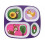 MELAMINE PLATE W/4 ROOMS FOREST GIRL 62