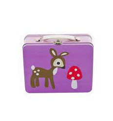 LUNCH BOX METAL FOREST GIRL 7