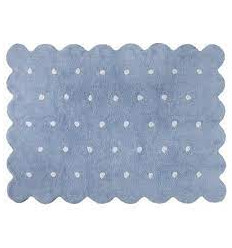 RUG BISCUIT BLUE 120X160 22