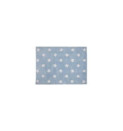 RUG STARS BLUE-WHITE 120X160 22