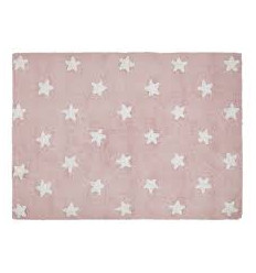 RUG STARS PINK-WHITE 120X160 22