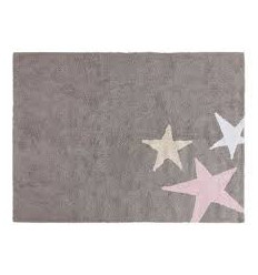 RUG THREE STARS GREY-PINK 120X160 22