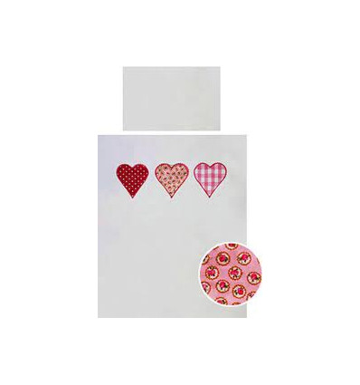 HOUSSE 1PERS ENGLISH ROSE + HOUSSE 4