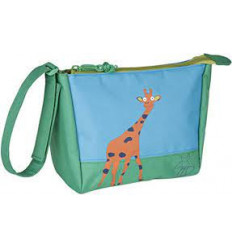 MINI WASHBAG WILDLIFE GIRAFFE BLUE /