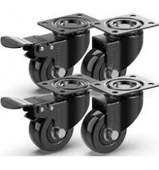 SET WIELTJES 40 MM (4) ZONDER RUBBER
