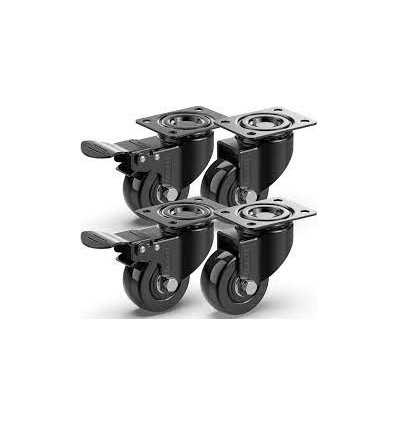 SET WIELTJES 40 MM (4) ZONDER RUBBER