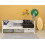 BEDBANK 90X200 BASIC WOOD WHITE WASH 202