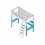 SUPPORTSET HOOGSLAPER XL NORDIC WIT 202