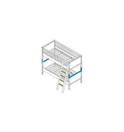 SUPPORTSET STAPELBED NORDIC WIT 202