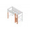 ECHELDROITE LIT MEZZANINE NORDIC BLA 202