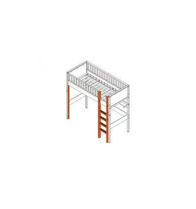 TRAP RECHT HOOGSLAPER XL NORDIC WIT 202