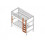 MONT STAPELBED NORDIC WIT TRAP RECHT 202