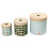 ROUND BOX SET 3 PCS. BLUE 9