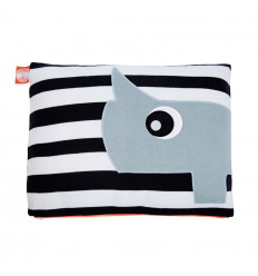 CUSHION BLUE/BLACK & WHITE 7